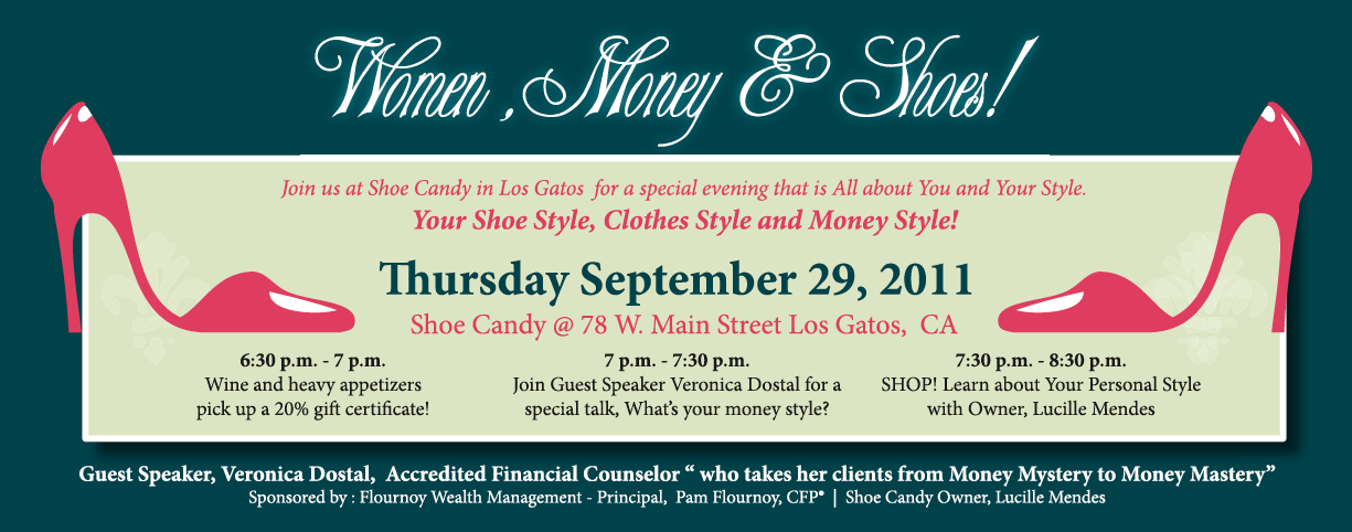 Women, Money & Shoes special talk announcement