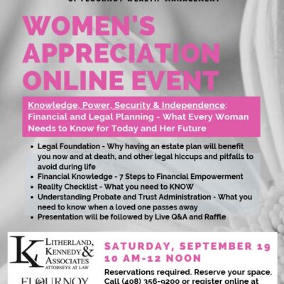 Women’s Appreciation Online Event — September 19